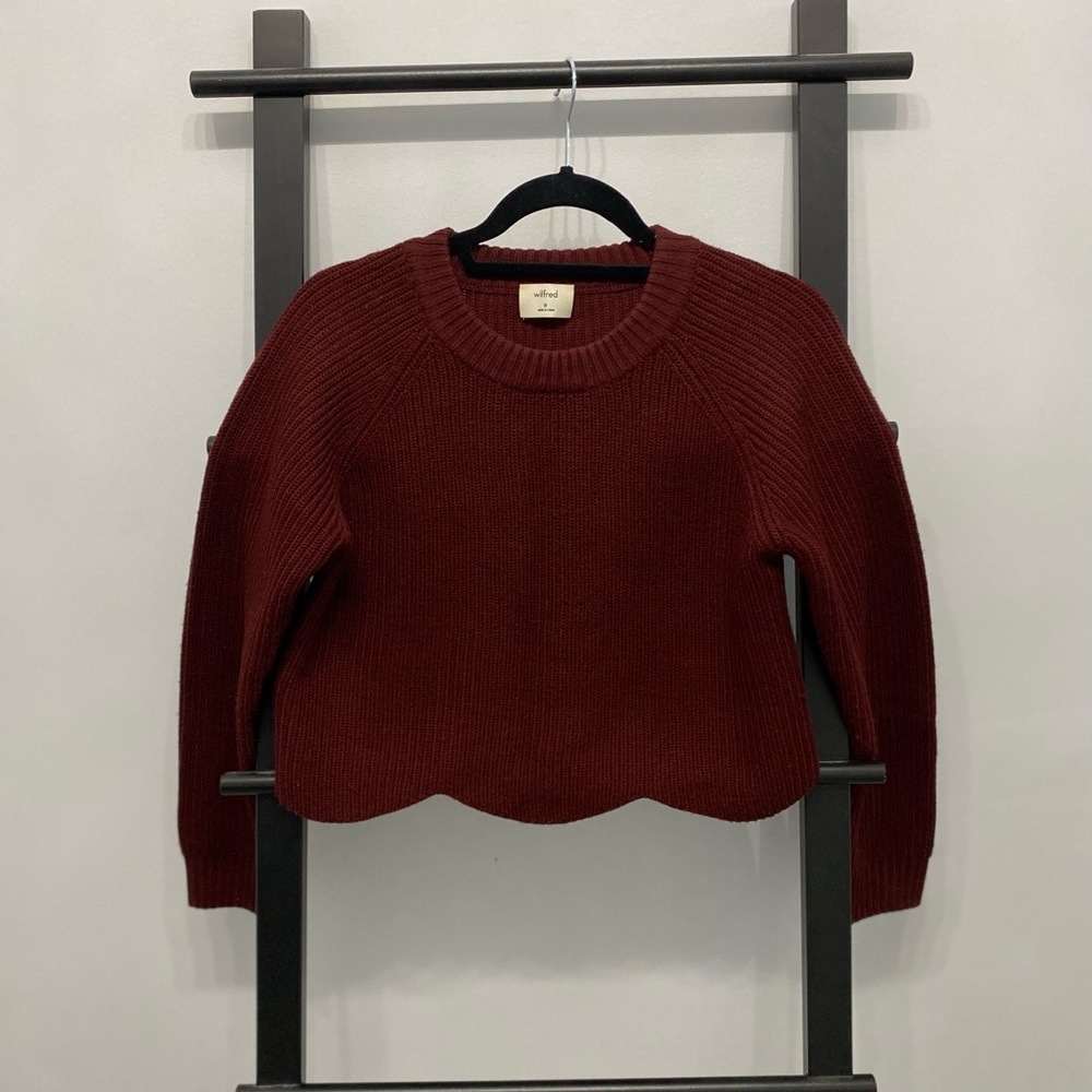 COPY - Wilfred Sardou Cropped Sweater